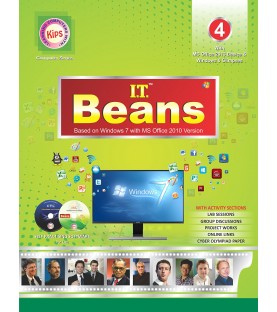 I.T Beans Class 4 Based on Windows 7 with MS Office 2010 Version